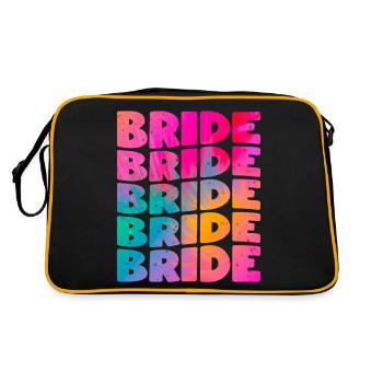 Future Mariée EVJF Enterrement Vie de Jeune Fille - Sac Retro - noir/or - Dos