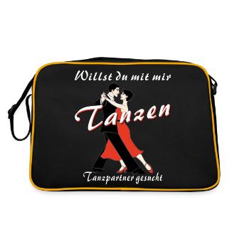 Do you want to dance with me Dance partner - Retro Bag - black/gold - Back