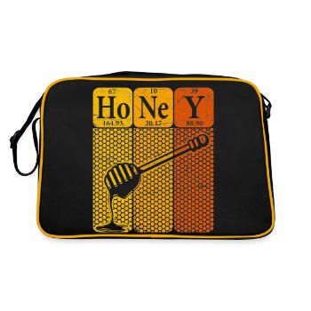 Honey Periodic Table Elements Retro - Retro Bag - black/gold - Back