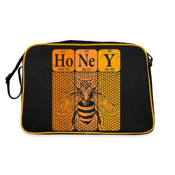 Honey Periodic Table Elements Retro - Retro Bag - black/gold - Back
