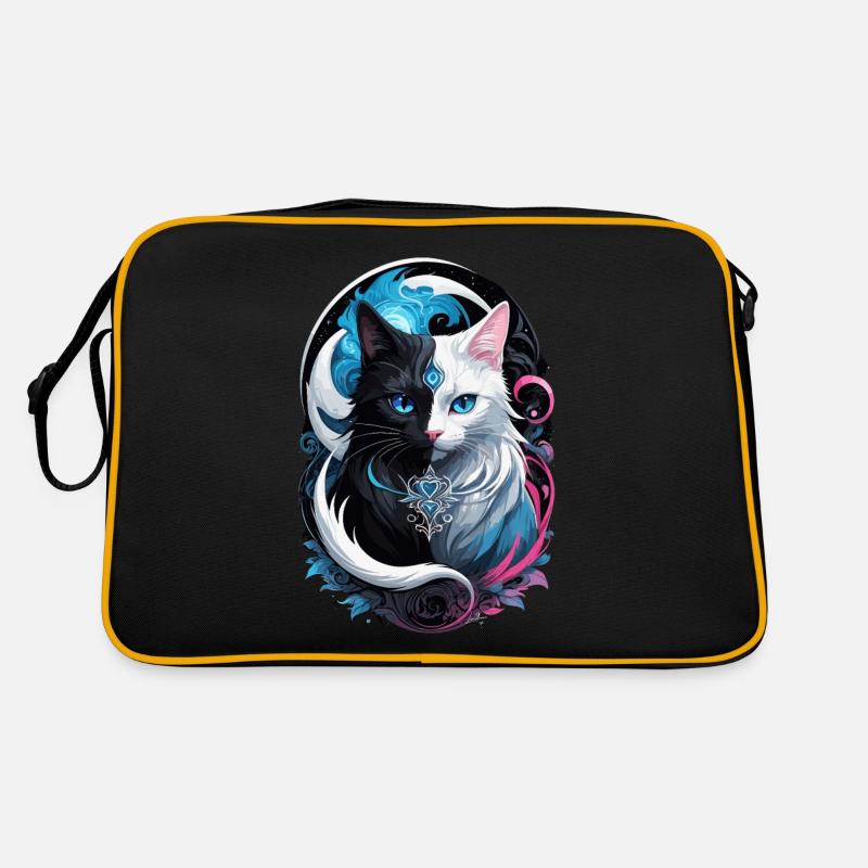 Chat fantasy yin et yang Sac Retro