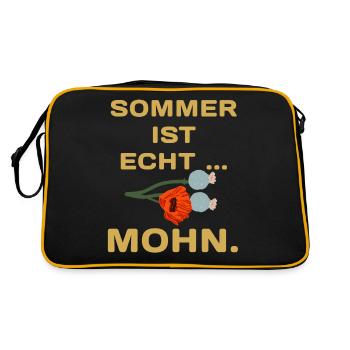 summer is summer - Retro Bag - black/gold - Back