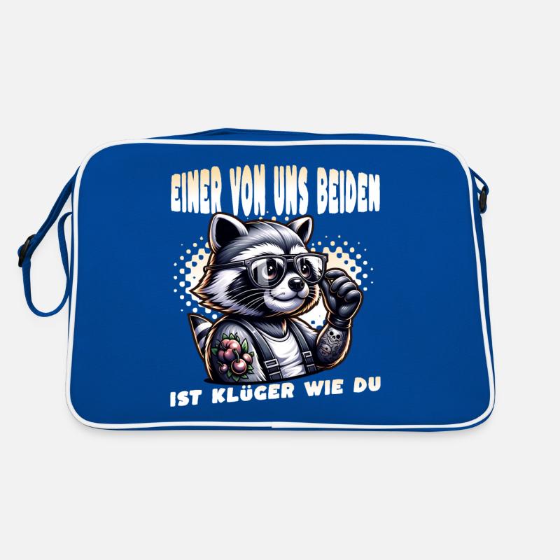 Ich hasse Menschen - Was stimmt denn mit dir nicht Retro Tasche