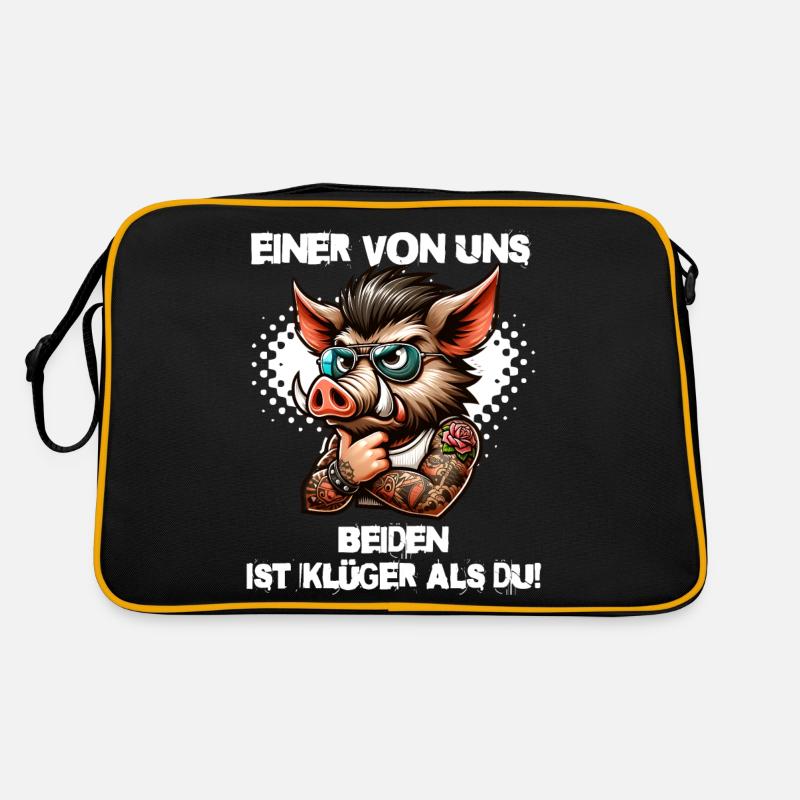 Drôle L’un de nous est plus intelligent que toi Sac Retro