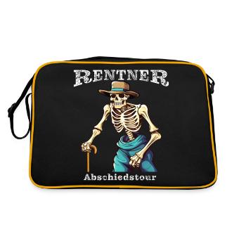 Tournée d’adieu des retraités - Sac Retro - noir/or - Dos
