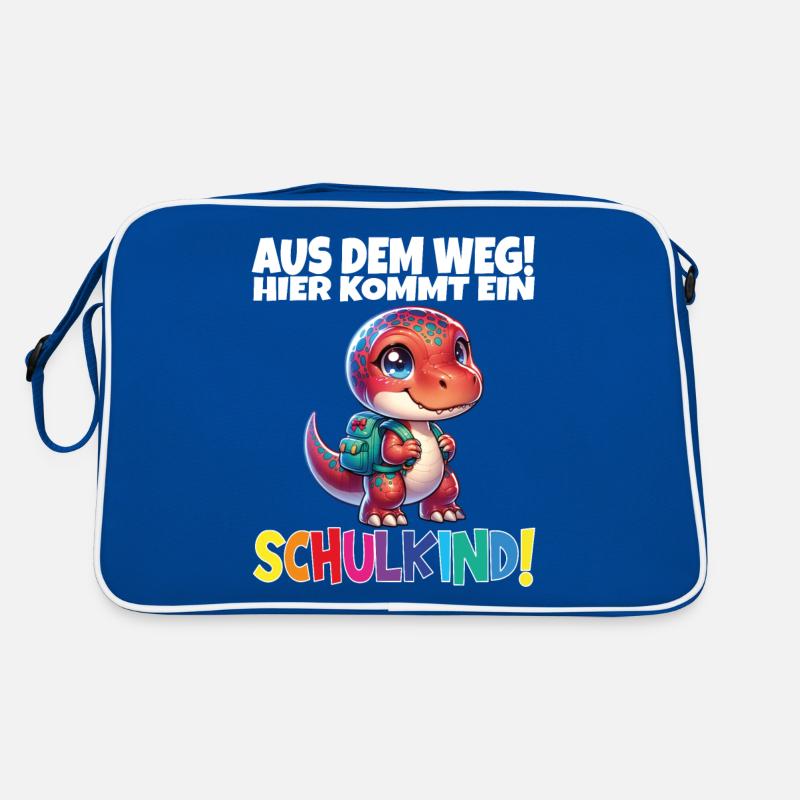 Écolier 2024 entrant à l'école Sac Retro