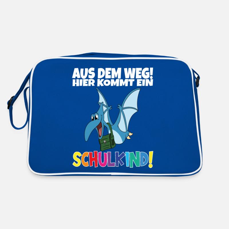 Écolier 2024 entrant à l'école Sac Retro
