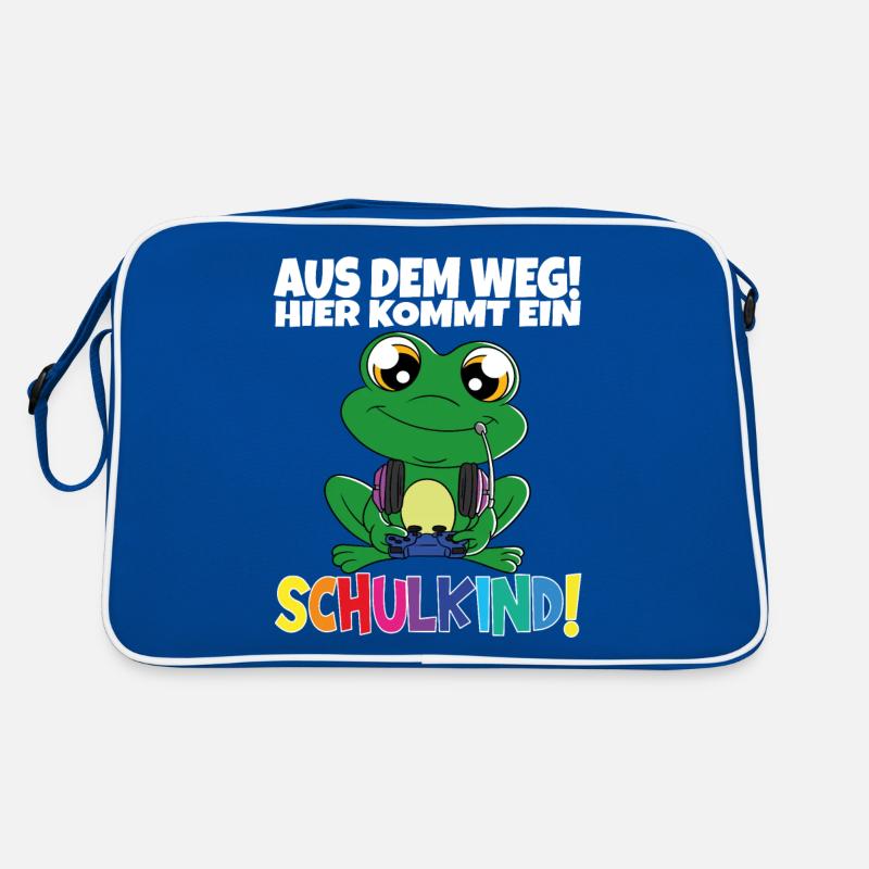 Écolier 2024 entrant à l'école Sac Retro