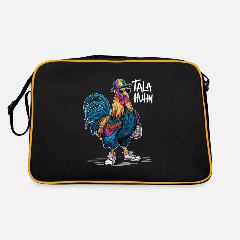 Tala Chicken Poulet coloré avec lunettes de soleil Sac Retro
