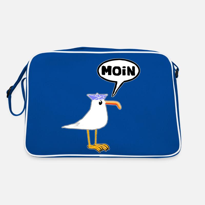 Moin Seagull Bottes en caoutchouc Bottes Speech Bubble Sac Retro