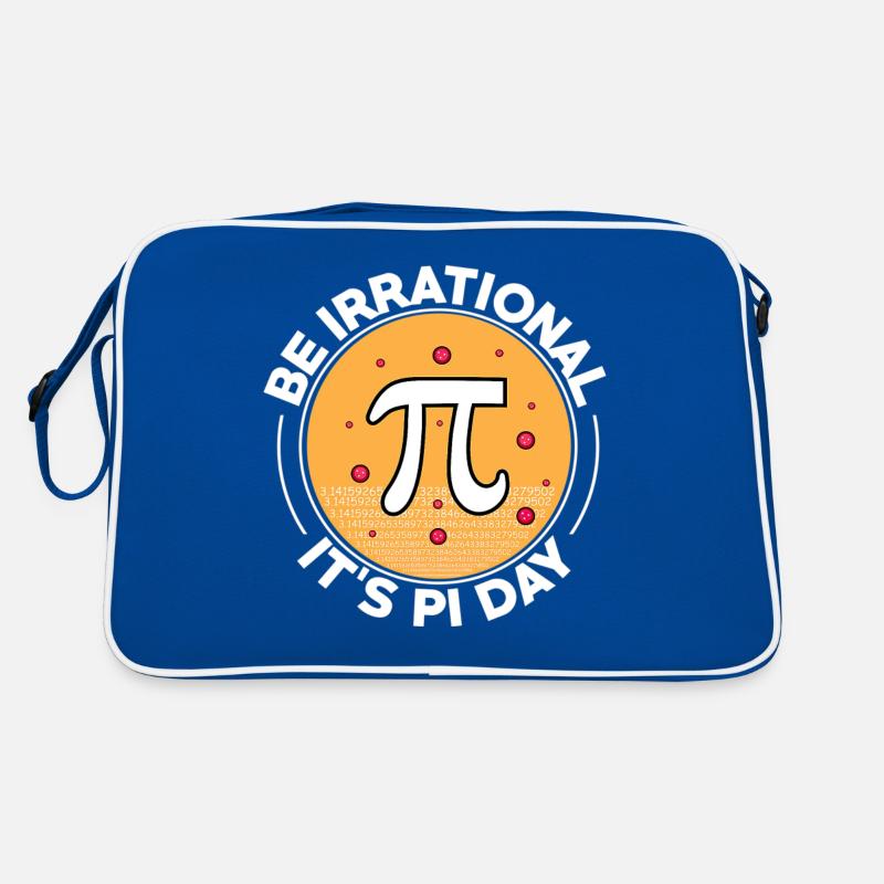 Happy Pi Day Be Irrational It's Pi Day Math Retro Bag