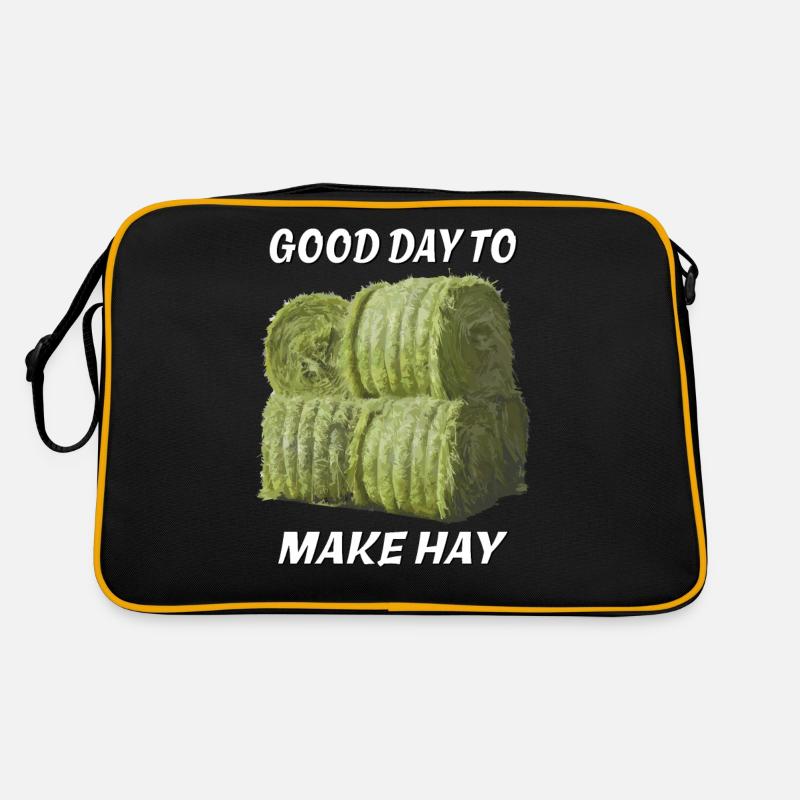 GOOD DAY TO MAKE HAY Retro Tasche