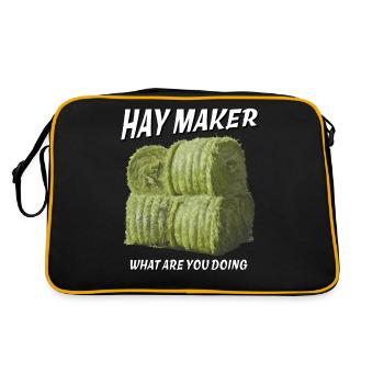 FABRICANT HAY - Sac Retro - noir/or - Dos