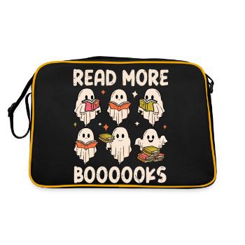 Read More Boooooks Halloween Ghost - Retro Bag - black/gold - Back