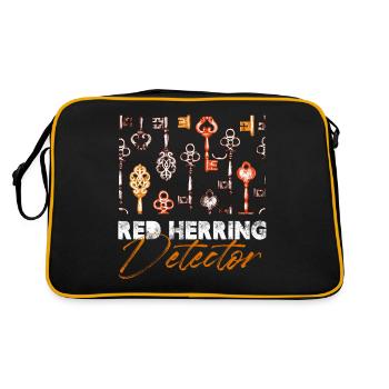 Red Herring Detector Locked Mystery Room Escape - Retro Bag - black/gold - Back