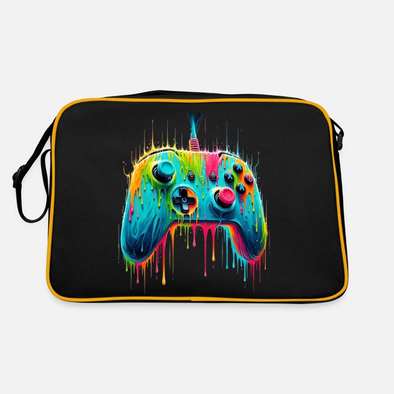 Colorful Gaming Gamer Controller - Retro Tasche - Schwarz/Gold