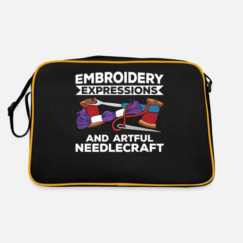 Embroidery Beading Embroidery Pattern Cross Stitch Retro Bag