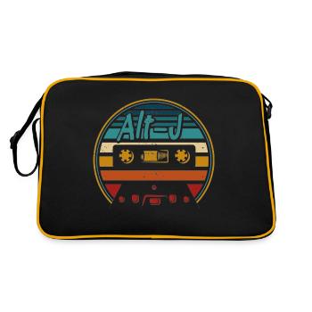 Vintage Alt-J Retro Cassette Retro - Sac Retro - noir/or - Dos