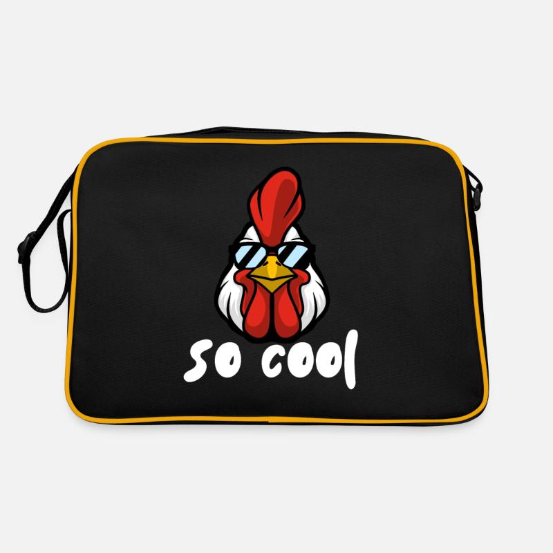 Rooster with Shades Retro Bag