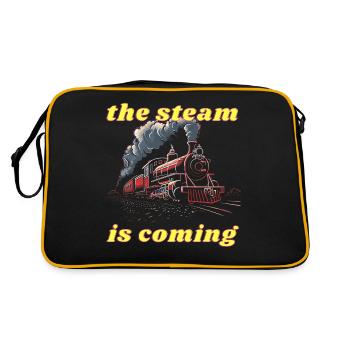 La vapeur arrive - Sac Retro - noir/or - Dos