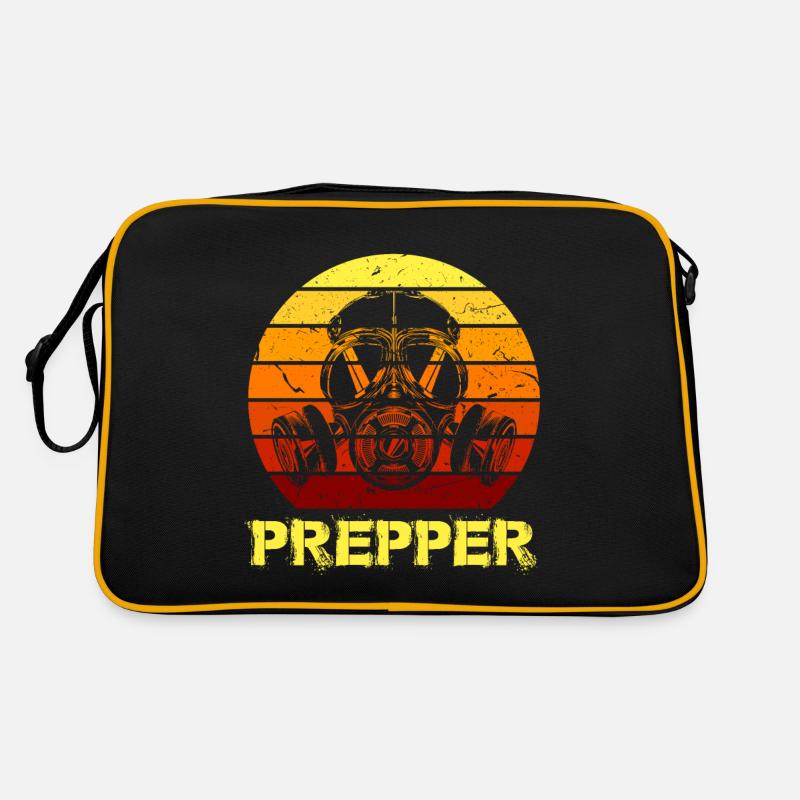Prepper Doomsday Survivor Retro Tasche