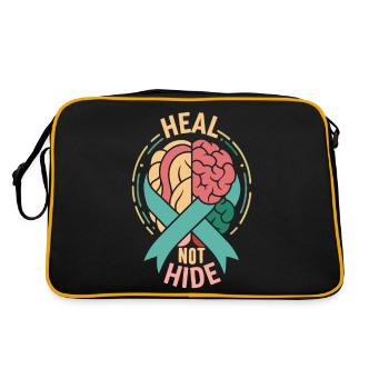 Depression Help - Mental Breakdown - Retro Bag - black/gold - Back