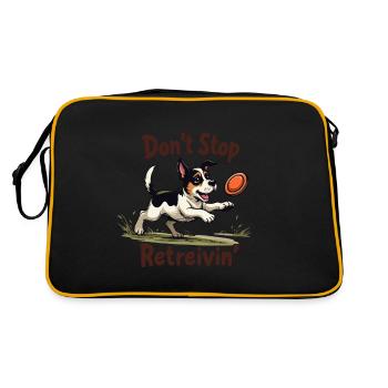 N’ARRÊTE PAS DE RÉCUPÉRER - Sac Retro - noir/or - Dos