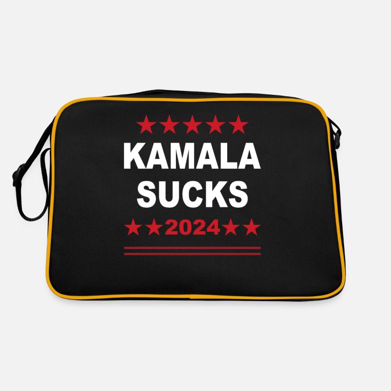 Kamala Sucks 2024 Funny Meme Retro Bag