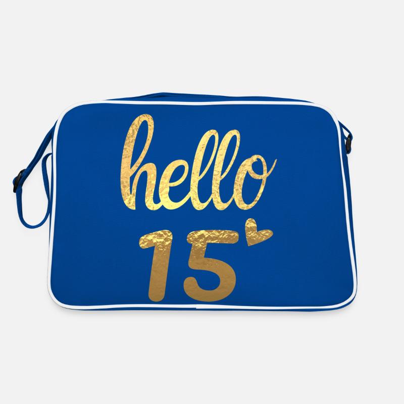Hello 15 doré Sac Retro