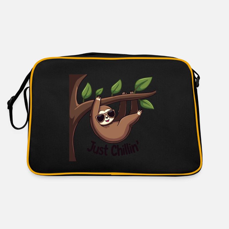 FUNNY SLOTH Retro Bag