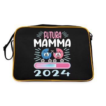 Super Mamma 2024 Loading - Retro Bag - black/gold - Back
