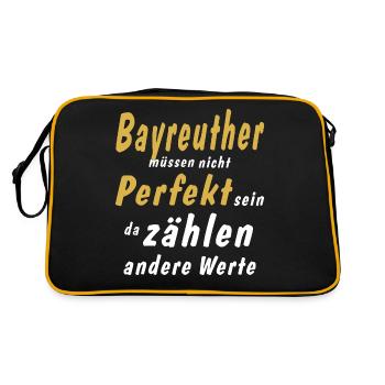 Les Bayreuther n’ont pas besoin d’être parfaites - Sac Retro - noir/or - Dos