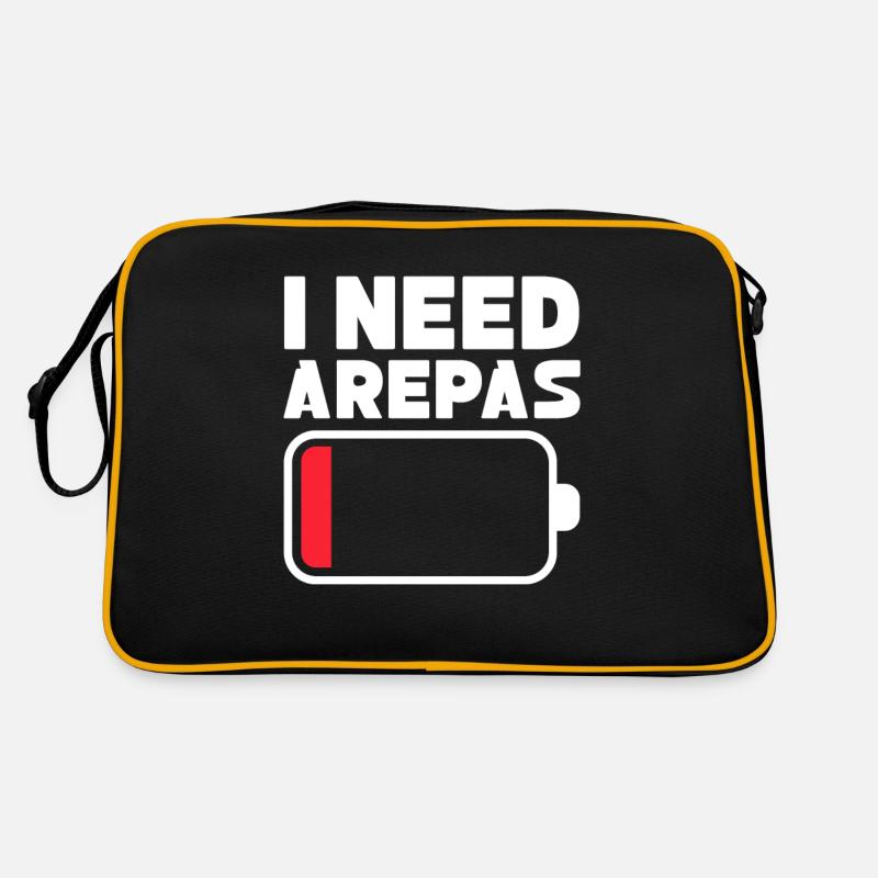I need arepas Design for a arepa lover Retro Bag