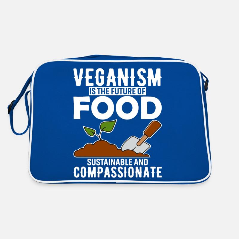 Le véganisme est l’avenir de l’alimentation, durable et co Sac Retro