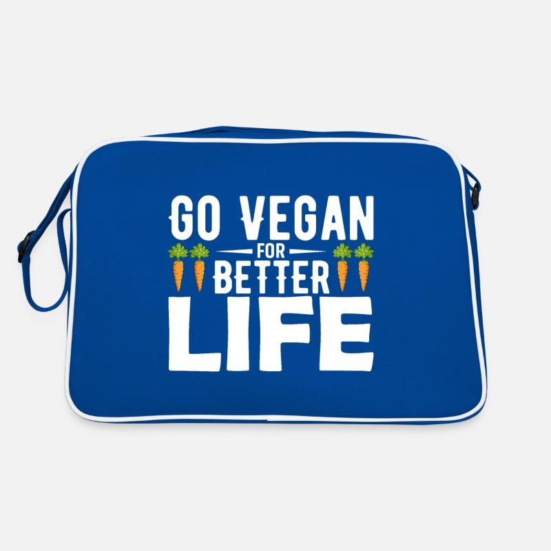Go Vegan For Better Life Retro Bag