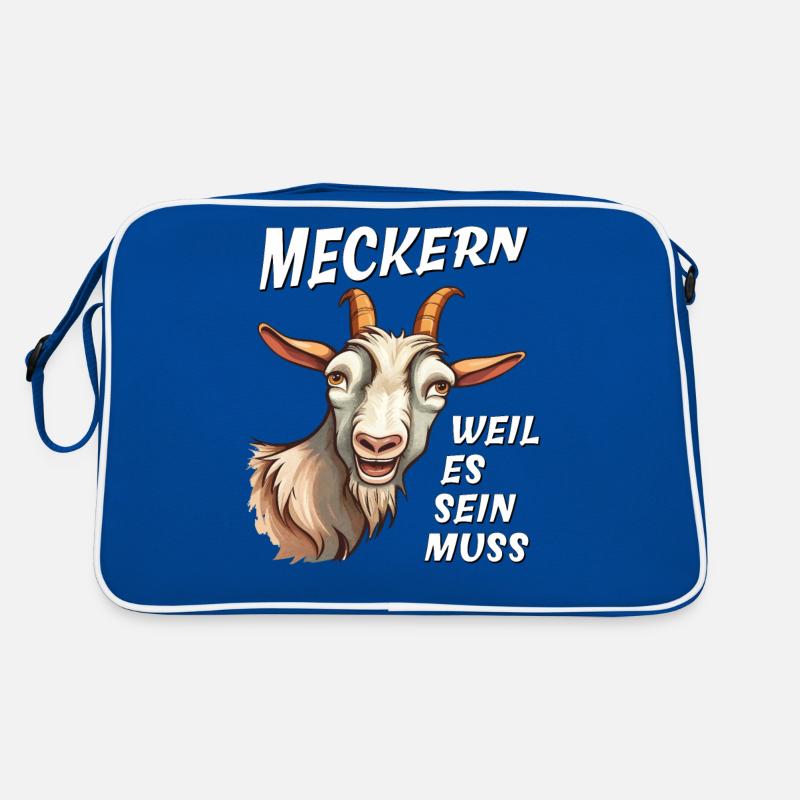 GOAT BLEATING BECAUSE IT HAS TO BE Retro Bag