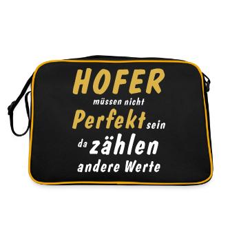Les Hofers n’ont pas besoin d’être parfaits - Sac Retro - noir/or - Dos