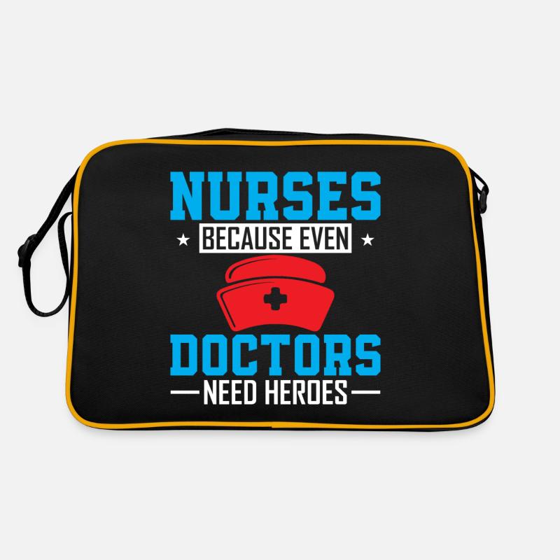 Nurses: because even doctors need heroes. Retro Bag