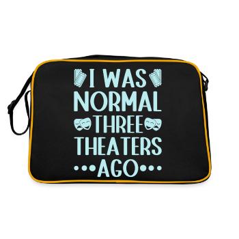 Théâtre musical I était une scénographie normale - Sac Retro - noir/or - Dos