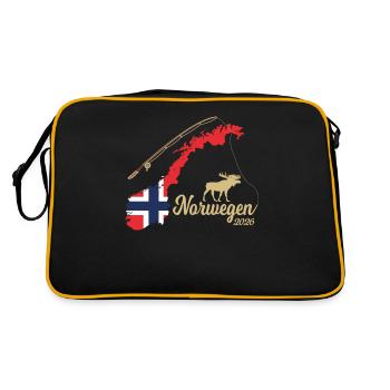 Norvège 2026 Expérience en pleine nature - Sac Retro - noir/or - Dos