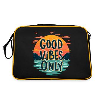BEST SELLING INSPIRATIONAL DESIGN - Retro Bag - black/gold - Back