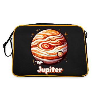 Jupiter Planet - Retro Bag - black/gold - Back