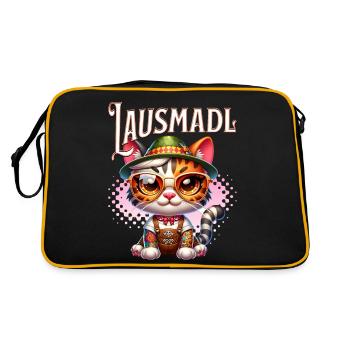 Tracht Damen Outfit Dirndl Ersatz Lausmadl - Sac Retro - noir/or - Dos