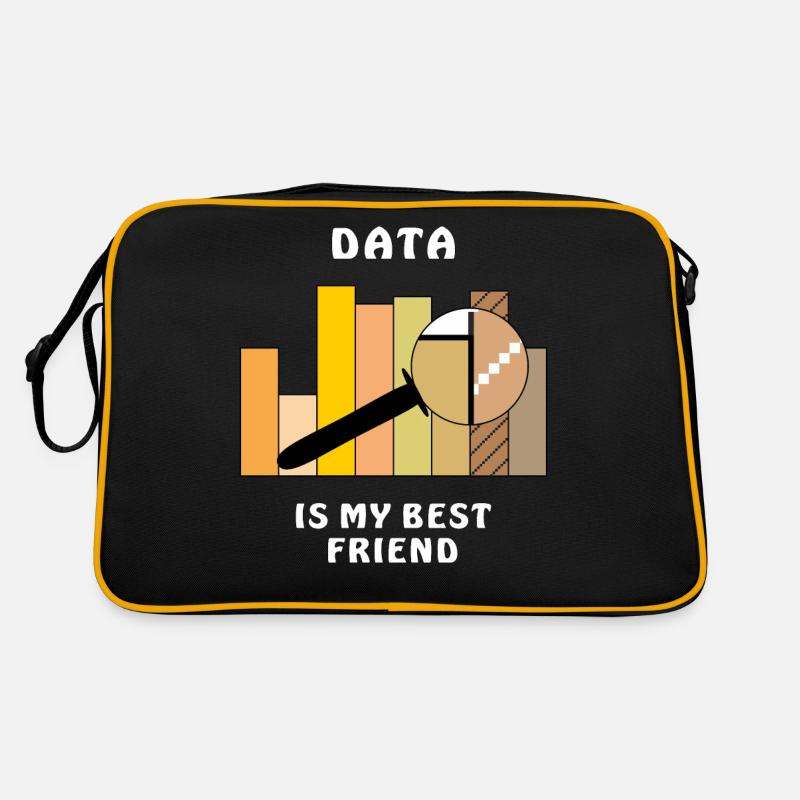 DATA IS MY BEST FRIEND Retro Bag