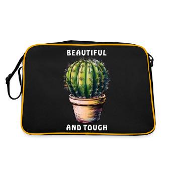 KAKTUS BEAU ET RÉSISTANT - Sac Retro - noir/or - Dos