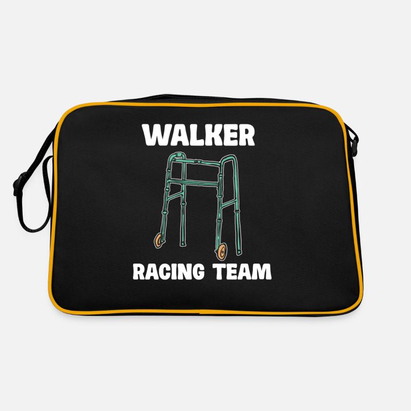 Walker Racing Team - Lustiger Rollator Retro Tasche