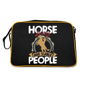 Les amateurs de chevaux sont des personnes d’écurie Équitation Gi - Sac Retro - noir/or - Dos
