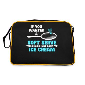 Si vous vouliez une crème glacée molle, vous auriez dû y aller - Sac Retro - noir/or - Dos
