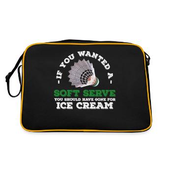 Si vous vouliez une crème glacée molle, vous auriez dû y aller - Sac Retro - noir/or - Dos