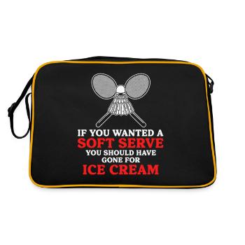 Si vous vouliez une crème glacée molle, vous auriez dû y aller - Sac Retro - noir/or - Dos